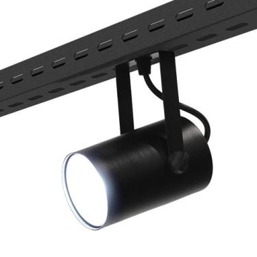 Imagem de Spot para Eletrocalha Cannon Par20 E27 Taschibra, Preto