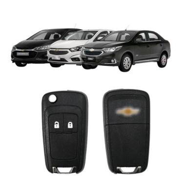 Imagem de Chave Canivete Oca Sonic S10 Spin Cruze Cobalt Onix 2 Botões - PUMA AU