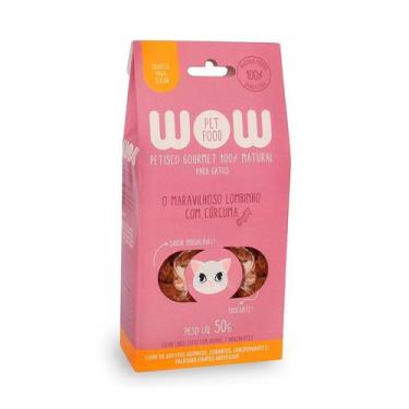 Imagem de Petisco Wow Pet Food Gourmet Lombinho com Cúrcuma para Gatos 50 g