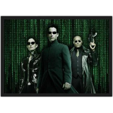 Imagem de Quadro Decorativo Matrix Filmes Cinema Decorações Com Moldura G01 - Vi