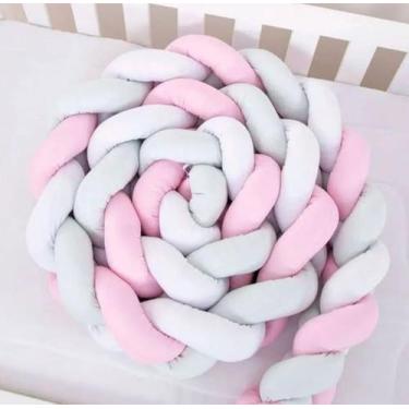 Imagem de Trança 4m Protetor Berço E Cama Montessoariana Cores Lisas - LuckBaby,