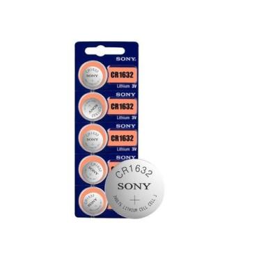 Imagem de Cartela C/5 Pilhas Bateria Micro Botão Sony Cr1632 3V - Panasonic