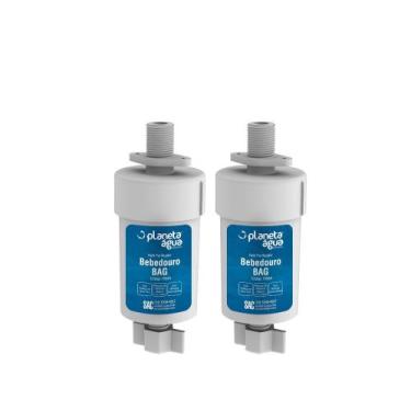Imagem de Kit 2 Refil Filtro Interno Bebedouro Ibbl Astec Bag 40 80 - 1058 - Pla