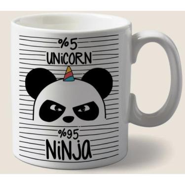 Imagem de Caneca Panda - 5% unicórnio , 95% Ninja - Prime