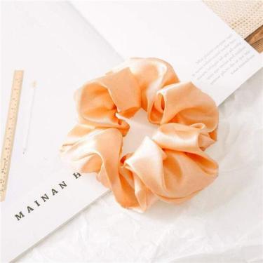 Imagem de Kit 80 Xuxinhas de Cetim Charmousse Scrunchie Anti Frizz Luxo - LD Con
