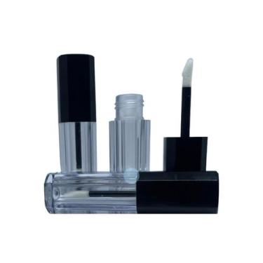 Imagem de Mini Batom Matte - Gloss Labial Frasco Quadrado Vazio 10und - Embanet 