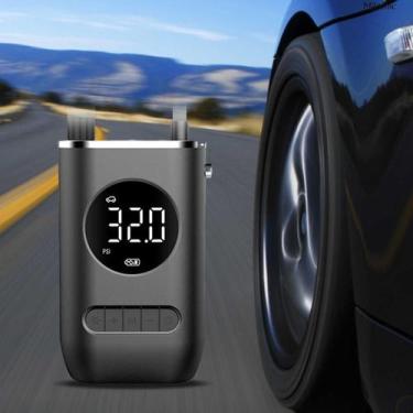 Imagem de Bomba De Encher Pneu De Carro Bike Moto Elétrica Portátil - Home Goods