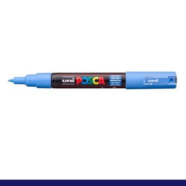 Imagem de PC-1M  Posca Azul Céu Ponta Cônica 0.7mm - UNI