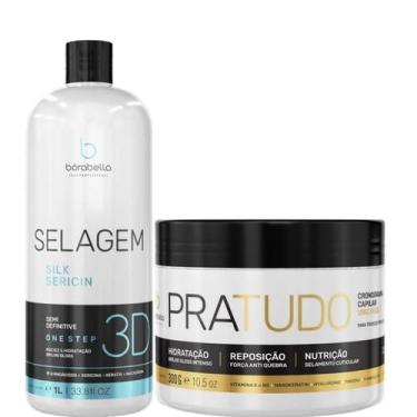Imagem de Borabella Selagem 3D 1 Litro + Máscara Pratudo 300g
