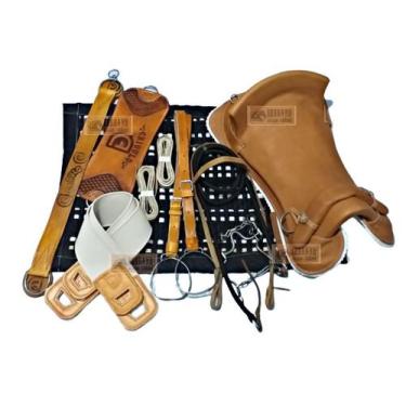 Imagem de Montaria Sela Arreio Freio d'Ouro CAVALO Laço Comprido - SELARIA SERRA