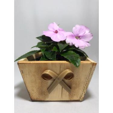 Imagem de Cachepot  Artesanal Em Madeira Mdf