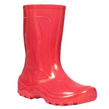 Imagem de Galocha Infantil Vermelha Calfor Nieve 32359, 20/21, Vermelho