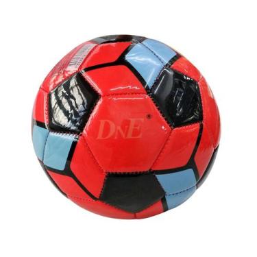 Imagem de Mini bola de futebol de pvc tamanho 02 - DNE IMPORTAÇÃO, Vermelho