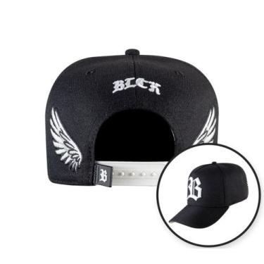 Imagem de Boné Blck Brasil Snapback New Wings Asas Original, Preto, UN