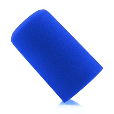 Imagem de LEFXMOPHY SM7B Filtro Pop para microfone vocal Shure SM7B RK345 Pára-brisas de substituição, capa de Windsock azul, 1 pacote com capa de espuma de vento