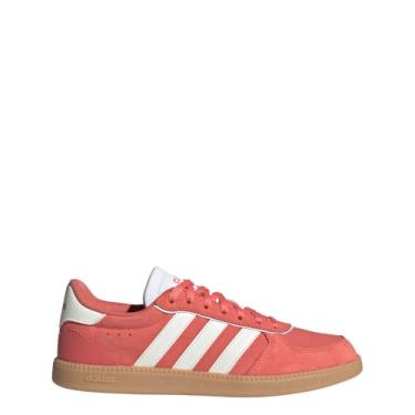 Imagem de adidas Tênis feminino Breaknet, Preloved Scarlet/Core White/Cloud Wh, 35