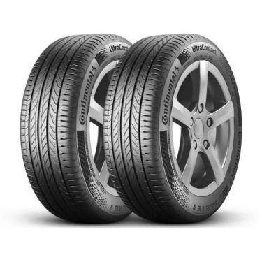 Imagem de Kit 2 Pneus 195/55R16 Continental UltraContact 87V