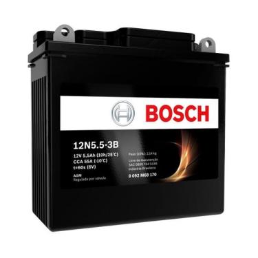 Imagem de Bateria Moto Rd/rdz 125 12v 5.5ah Bosch 12n5.5-3b