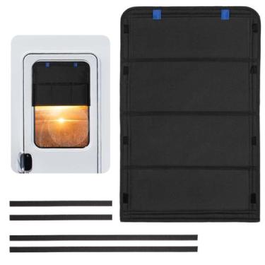 Imagem de Persiana para Porta de RV Funomo - Dobrável, Blackout e Proteção UV