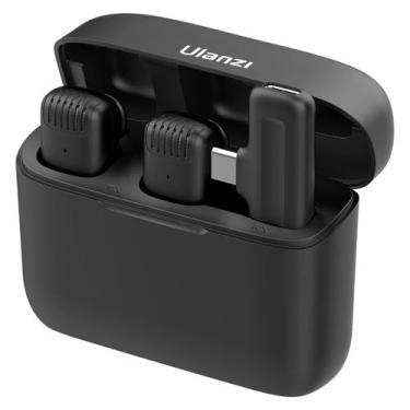 Imagem de Microfone de Lapela Sem Fio ULANZI J12 - Compatível com USB-C e Smartp