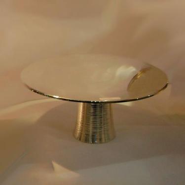 Imagem de Prato Para Bolo Spin Médio Prata - St James