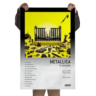 Imagem de Poster Autoadesivo 60x90cm Álbum 72 Seasons Metallica, heavy metal, Spotify