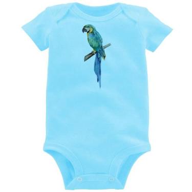 Imagem de Body Bebê Arara Azul - Foca na Moda, Azul bebê, G
