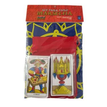 Imagem de Kit Tarô de Marselha + Toalha Mandala esotérica + Bolsa - Artha