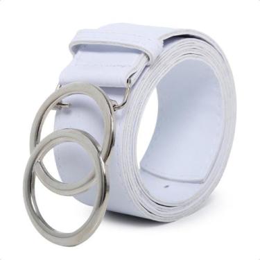 Imagem de Cinto Feminino Argola Dupla Prata Super Estilosa Moda 2024 - Bless Ace