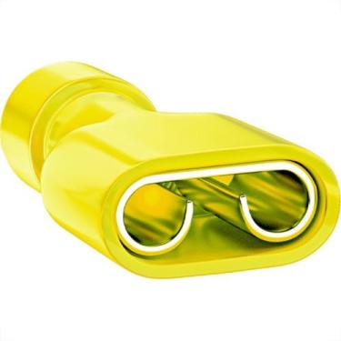 Imagem de Terminal. Sforplast Femea Totalmente Isolado Nylon 4 A 6Mm - Amarelo -