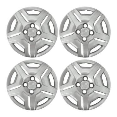 Imagem de Calota Aro 14" Prata Chevrolet Onix / Prisma 2014/16 Joy 2017/18 (Jogo