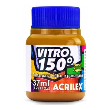 Imagem de Tinta 150° Vidro e Porcelana 37ml - Amarelo Ocre 564 - Resistente a Lavagens! Para Dar Um Acabamento Vibrante E Duradouro Às Suas Peças Garantindo A Durabilidade E A Beleza Dos Seus Projetos