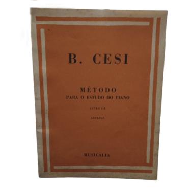 Imagem de Livro b. cesi método para O estudo do piano livro 3 arpejos