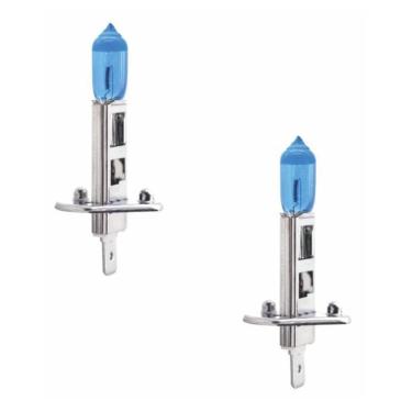 Imagem de Par De Lampada Halogena Super Branca Code-tech One 12v H1