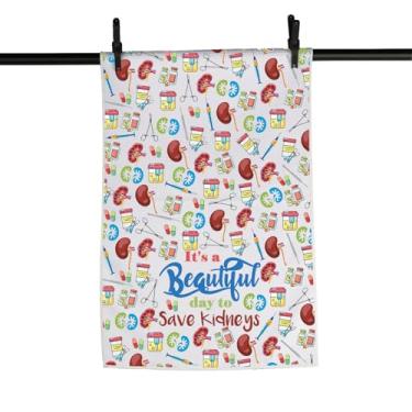 Imagem de MNIGIU Presente nefrologista presente urologista presente nefrologista obrigado presente salvar rins toalha de cozinha para médico renal (toalha Save Kidneys)