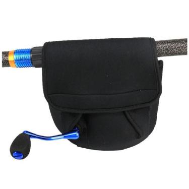 Imagem de Capa Protetora Para Molinete Em Neoprene Pesca Macia Resistente e Durá