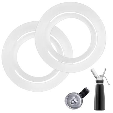 Imagem de Dispensador de creme de chicote, dispensadores de creme de borracha com junta de cabeça, dispensador de chantilly para substituição do dispensador de creme Isi Profi para a maioria dos chantilly