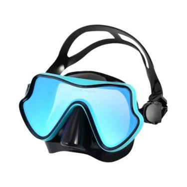 Imagem de Máscara de Mergulho com Snorkel de Silicone para Adultos e Jovens - Le