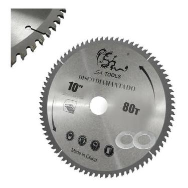 Imagem de Disco De Serra P/ Madeira E Mdf 10 Pol. 80 Dentes Sa Tools - nakasaki