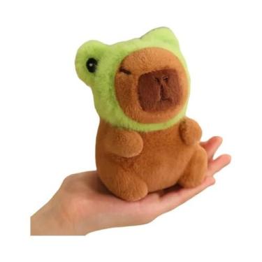 Imagem de Bonito Dos Desenhos Animados Capivara Saco De Pelúcia Pingente Boneca 