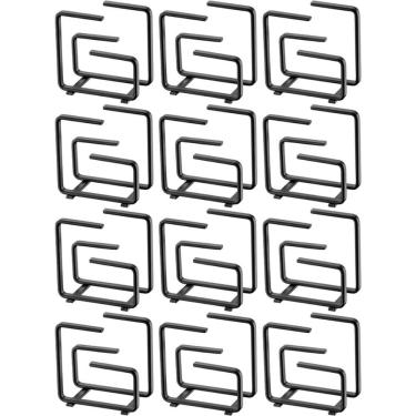 Imagem de 12 Porta Guardanapos Preto Fosco para Lancherias Bares Cafet