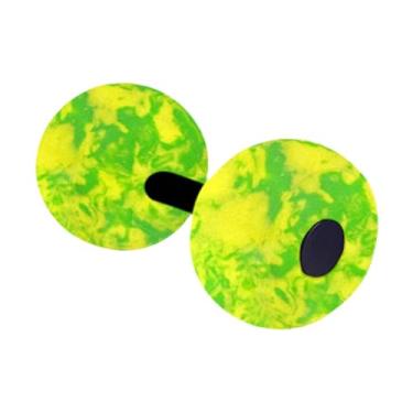 Imagem de oshhni Halteres para exercícios aquáticos, exercícios aeróbicos aquáticos profissionais, condicionamento físico em piscina, adultos, treinamento de natação, Amarelo E Verde
