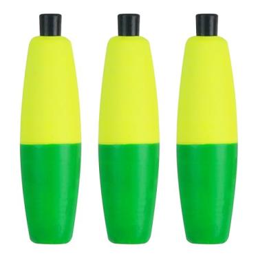 Imagem de Boias de cavilha para equipamento de peixe-gato, boias de peixe-gato, espuma, charuto, cortiça, boia boia para equipamento de santee, escorregão com plugue de tubo, água salgada de água doce, 5 cm