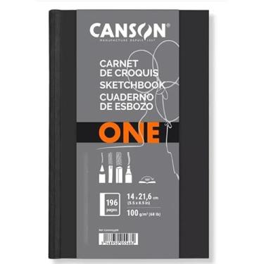 Imagem de Caderno De Desenho Ideal Para Esboços Desenhos Projetos Canson Art Book One |100g A5 98 folhas
