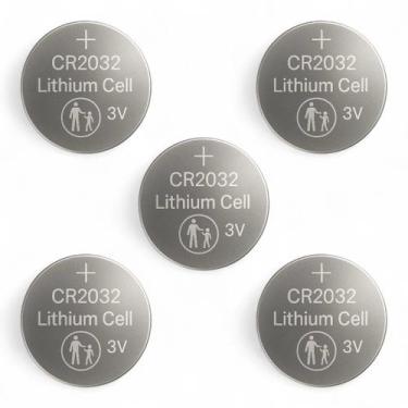 Imagem de Bateria Lithium Botão CR2032 Alcalina Cartela Com 5 Unidades - Alfacel