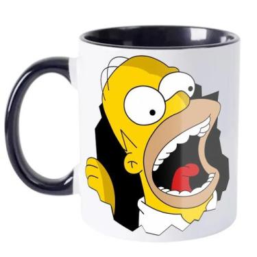 Imagem de Caneca Porcelana Homer Simpsons Personalizada com Nome - loja dinka