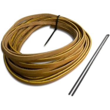 Imagem de Rawlings | Pacote de luva de renda | Beisebol/softbol | Cadarços padrão de 0,9 cm x 182 cm com ferramenta | Tan