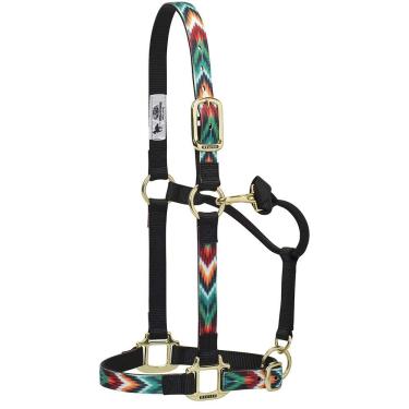 Imagem de Weaver Leather Chevron Ajustável Nylon Cavalo Cavalo Cavalo Cavalo Cavalo Pequeno, Preto/Multi