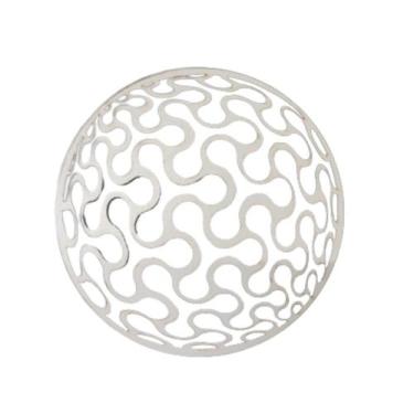 Imagem de mandala spinner 20 cm decoração ambiente branco mdf 3mm - trova