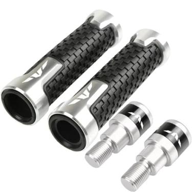 Imagem de Motorcycle Throttle Handle Grips，replacement part，Handlebar Grips Powersports Grips Accessories, For Yamaha MT09 TRACER MT10 MT125 MT-09 MT-10 MT-01 2015 2016